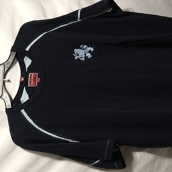 RARE! Hilfiger Red Label Vintage Premium Shirt Sz.XL - Picture 2 of 15